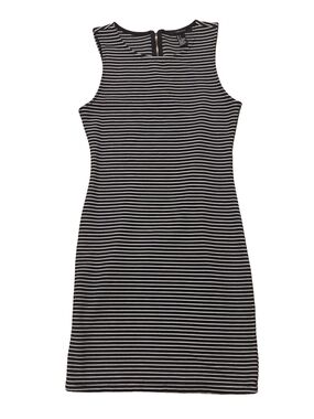 Forever 21 Black & White Striped Sleeveless Above-the-Knee Dress
